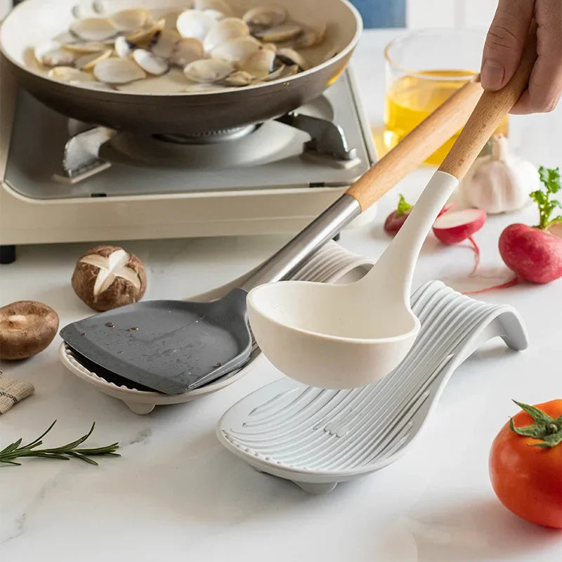 Drip-Free Silicone Utensil Rest