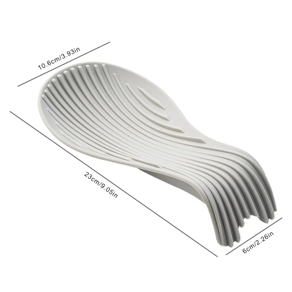 Drip-Free Silicone Utensil Rest